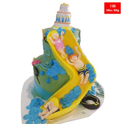 "Sweet and delicious Round shape Butterscotch cake -1kg - code MC23 - Click here to View more details about this Product